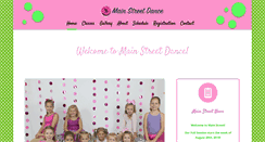 Desktop Screenshot of mainstreetdance.com